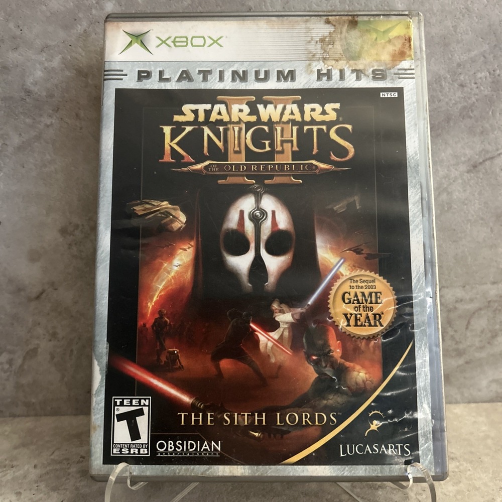 Star Wars Knights of the Old Republic 2 II Sith Lords Orignal Xbox Complete CIB!
